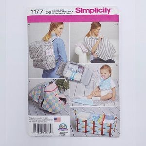 Simplicity 1177 Baby Accessories Sewing Patterns